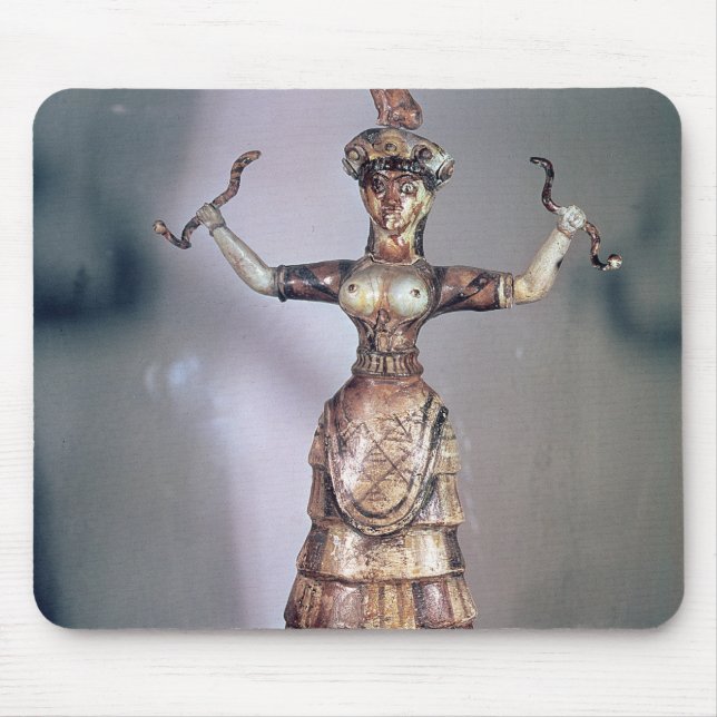 The Goddess of the Serpents Mouse Mat (Front)
