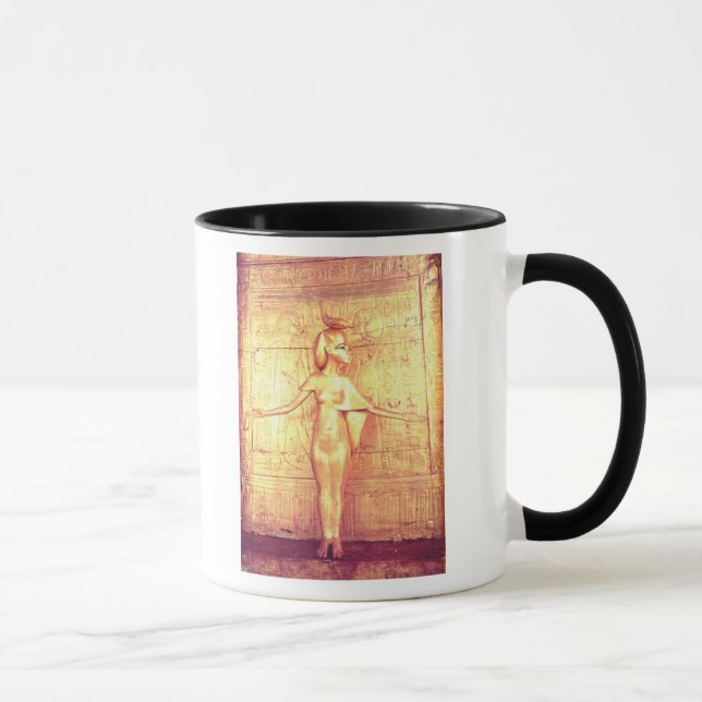 The goddess Selket on the canopic shrine Mug (Right)