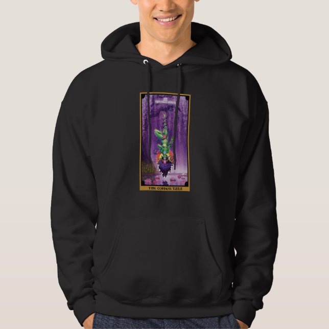 The Goddess Tara The Hanged Woman Tarot Card Hindu Hoodie (Front)