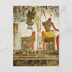 The Gods Osiris and Atum, from Tomb of Postcard