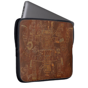 The Gods South American Folk Art Laptop Sleeve