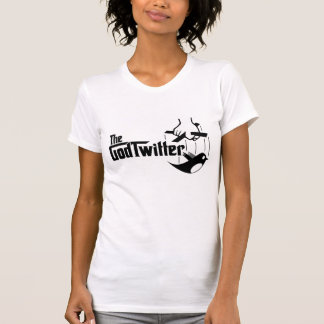 The GodTwitter - Ladies, White T-Shirt