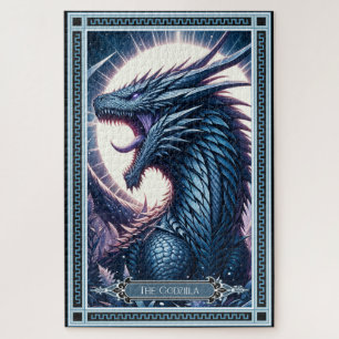 The Godzilla Tarot Card Jigsaw Puzzle