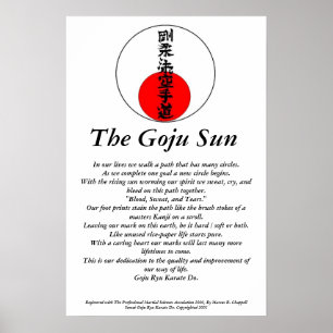 The Goju Sun Poster