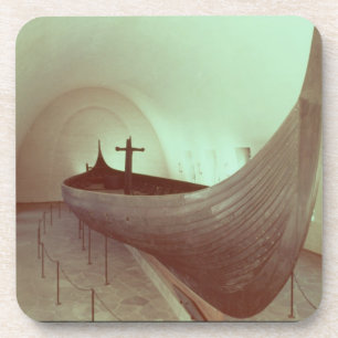 The Gokstad longship (wood) Coaster