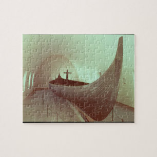 The Gokstad longship (wood) Jigsaw Puzzle