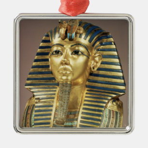 The gold funerary mask, from tomb of metal tree decoration