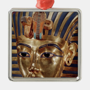 The gold mask, from the Treasure of Metal Tree Decoration