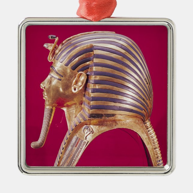 The gold mask metal tree decoration (Front)