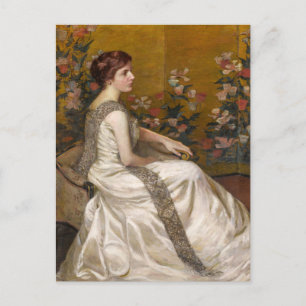 The Gold Screen   Lilla Cabot Perry Postcard