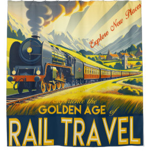The Golden Age Shower Curtain