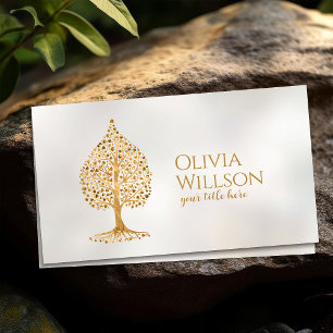 The Golden Bodhi tree Business Card