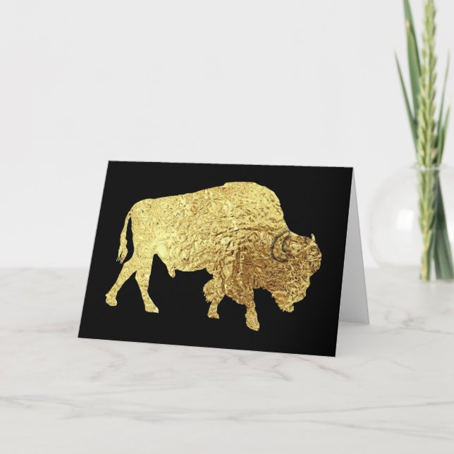 The Golden Buffalo - Talking Canyons, New Mex Card (Front)