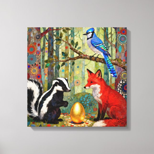“The Golden Dilemma” Canvas Print (Front)