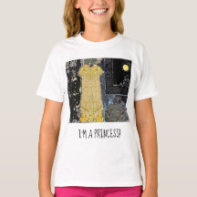 The Golden Dress "I'm a princess" Ruffle T
