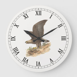 The Golden Eagle (Aquila chrysaetos) NY Bird Image Large Clock