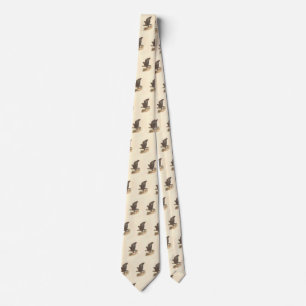 The Golden Eagle	(Aquila chrysaetos) NY Bird Image Tie