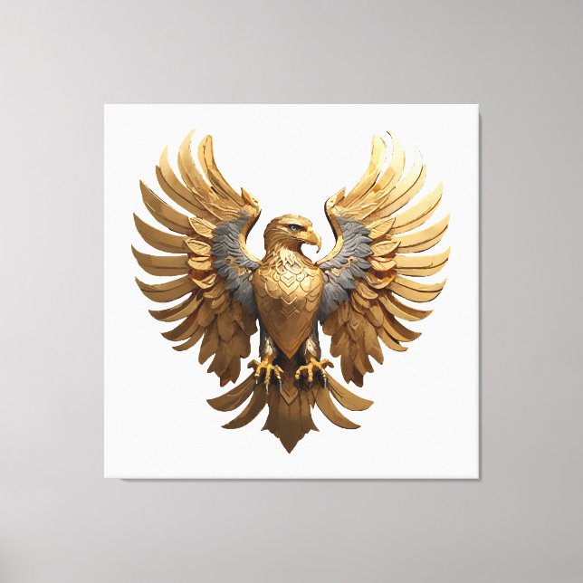 The Golden Eagle Canvas Print (Front)