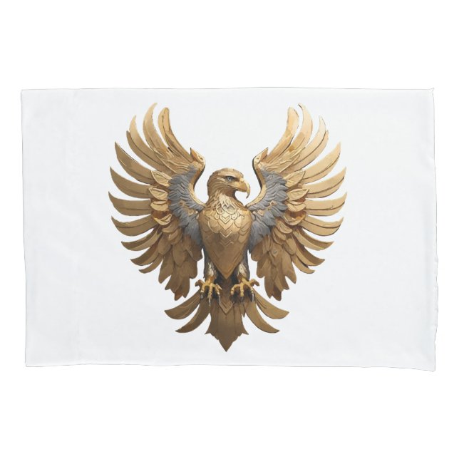 The Golden Eagle Pillowcase (Front)