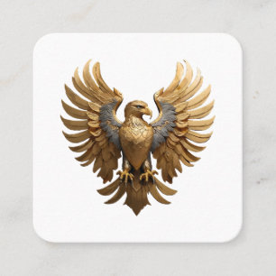 The Golden Eagle Square Business Card