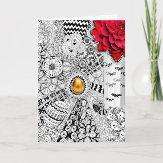 The Golden Egg Blank Easter Greeting Card
