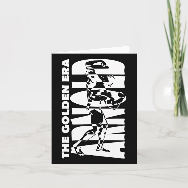 The Golden Era Arnold Bodybuilding  Card (Front)