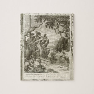 The Golden Fleece Won by Jason (engraving) Jigsaw Puzzle
