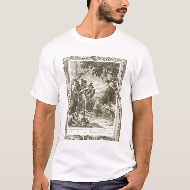 The Golden Fleece Won by Jason (engraving) T-Shirt (Front)