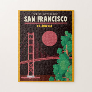 The Golden Gate Bridge at Night Jigsaw Puzzle
