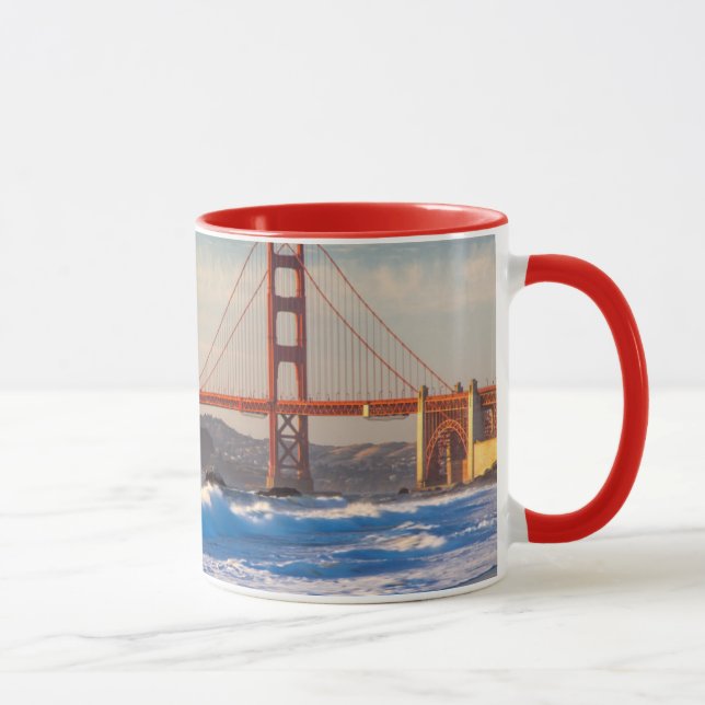 The Golden Gate Bridge From Baker Beach Mug (Right)