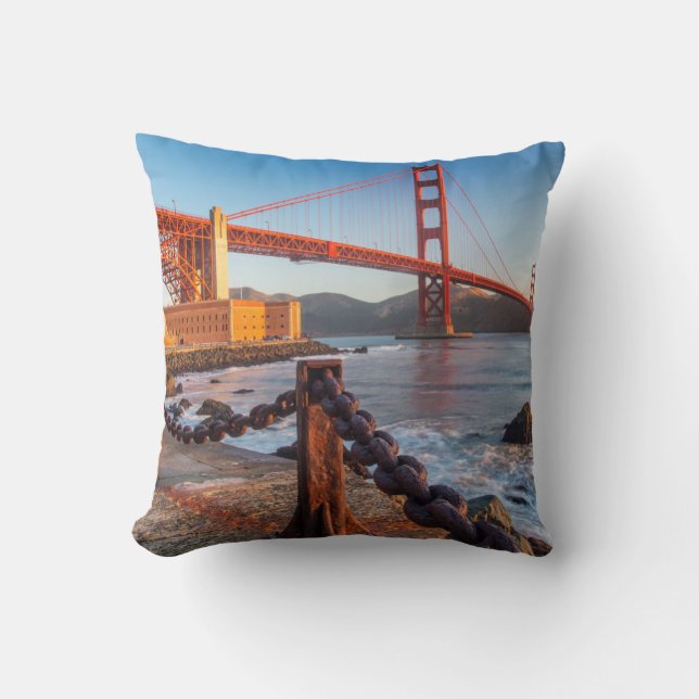 The Golden Gate Bridge From Fort Point Cushion (Front)
