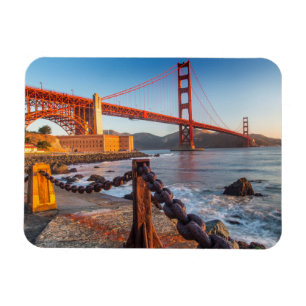 The Golden Gate Bridge From Fort Point Magnet