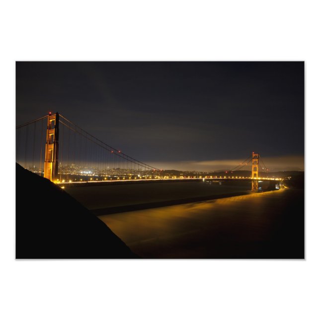 The Golden Gate Bridge from the Marin 2 Photo Print (Front)