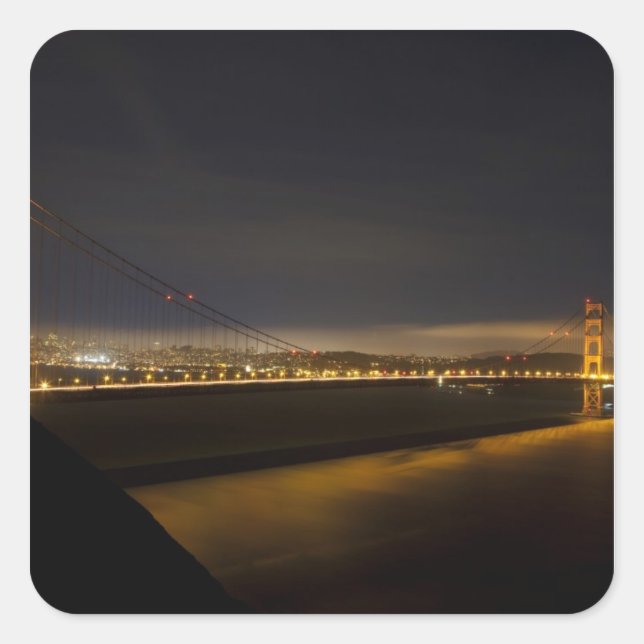 The Golden Gate Bridge from the Marin 2 Square Sticker (Front)