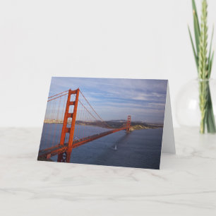 The Golden Gate Bridge from the Marin Card