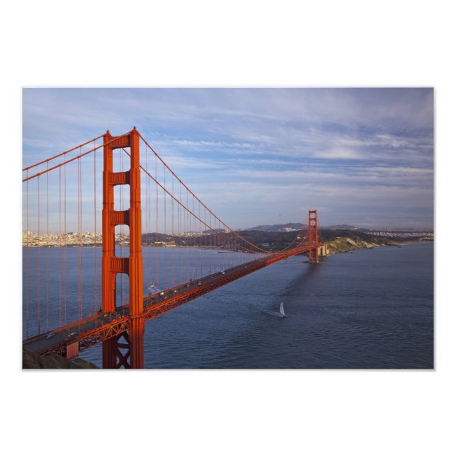 The Golden Gate Bridge from the Marin Photo Print (Front)