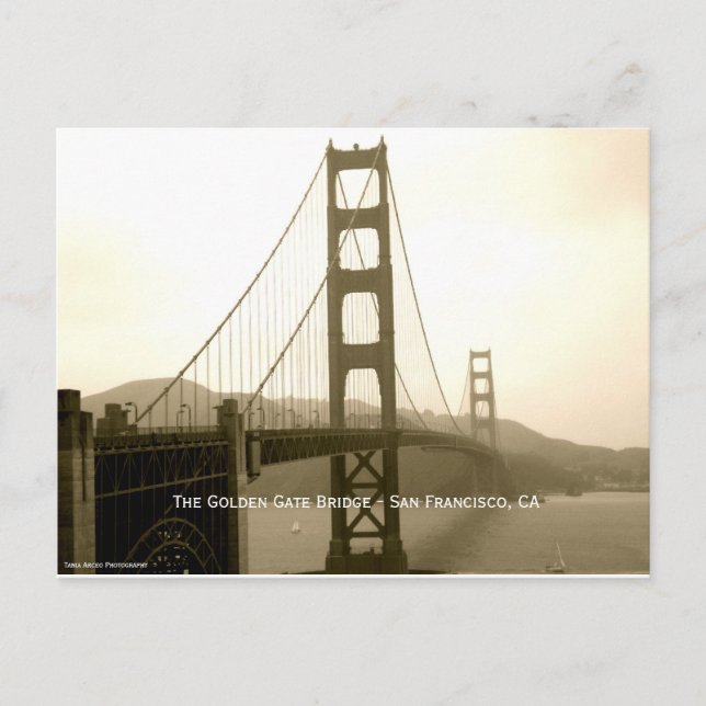 The Golden Gate Bridge - San Francisco, CA Postcard (Front)