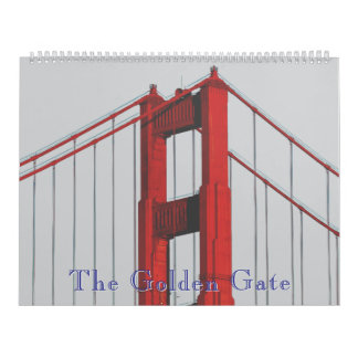 The Golden Gate Bridge San Francisco Calendar