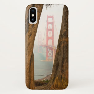 The Golden Gate Bridge Trees from Overlook View iPhone X Case