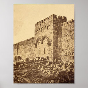 The Golden Gate in Jerusalem Poster