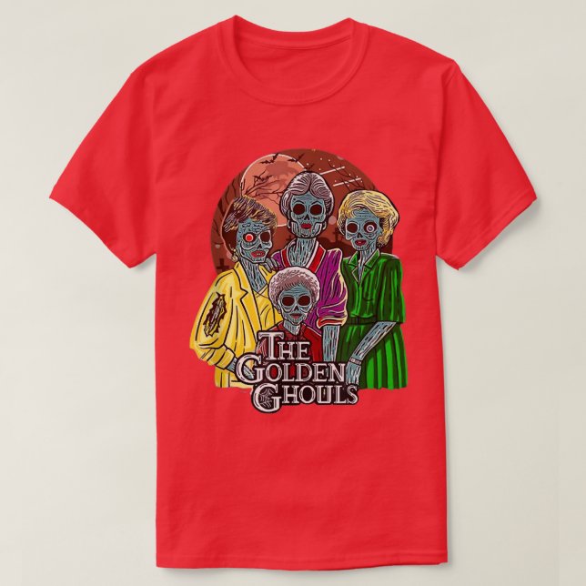 The Golden Ghouls Halloween 4091 T-Shirt (Design Front)