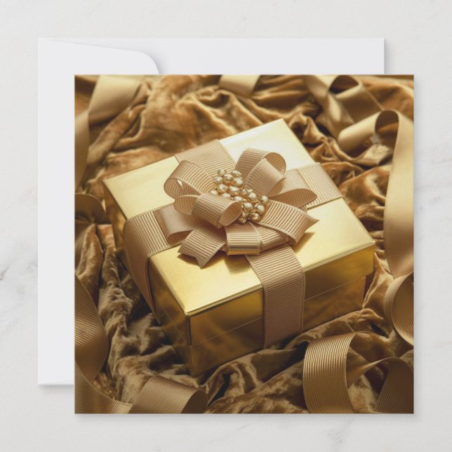 The Golden Gift Save The Date (Front)
