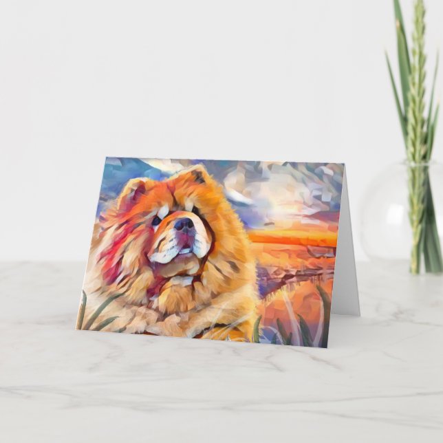 THE GOLDEN GIRL Chow Art cards (Front)