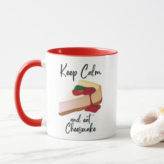 The Golden Girls Keep Calm and Eat Cheesecake Mug (With Donut)