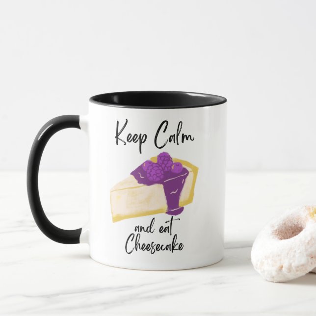 The Golden Girls Keep Calm and Eat Cheesecake Mug (With Donut)