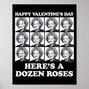 The Golden Girls - Valentines Day Dozen Roses Poster