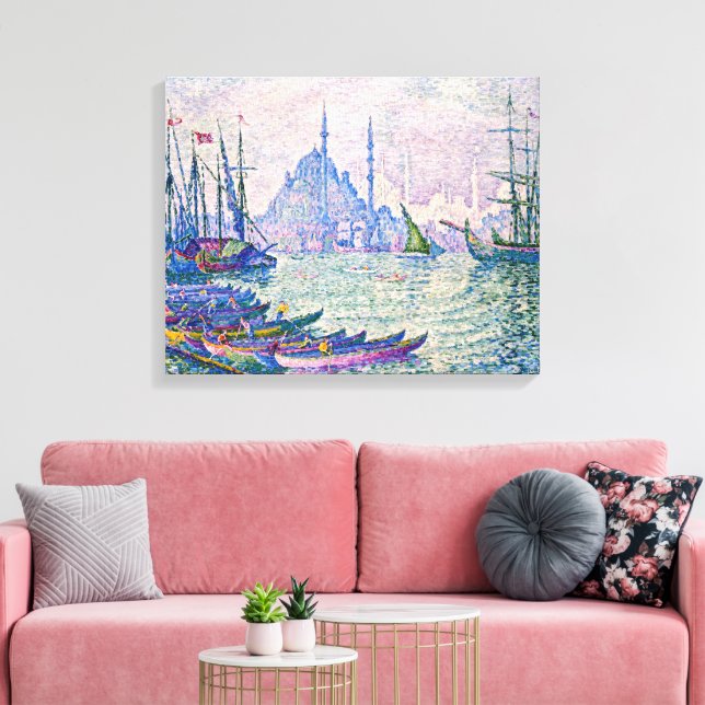 The Golden Horn, Minarets | Paul Signac | Canvas Print (Insitu(LivingRoom))