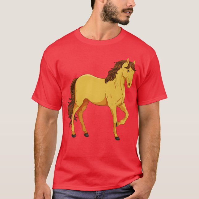 The Golden Horse girl T-Shirt (Front)