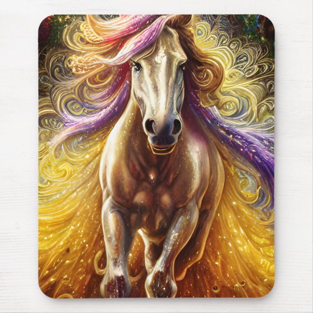 The Golden Horse  Mouse Mat (Front)