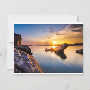 The Golden Hour in Greece Postcard